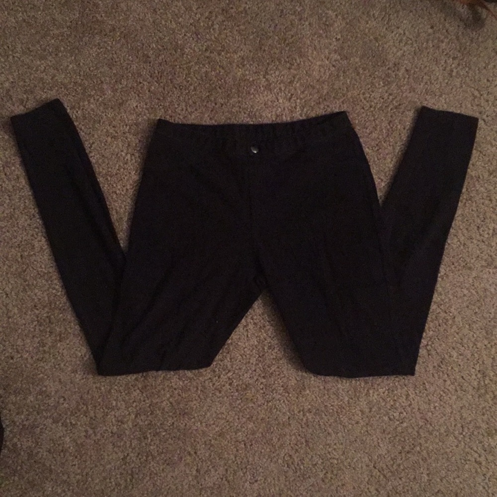 Black jeggings